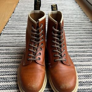 Dr Martens 1460 Caramel Brown Leather Boots
